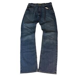 Ariat Rebar M5 Straight Leg Jeans Size 36x30 (36x36) Men's Dark Wash Cotton